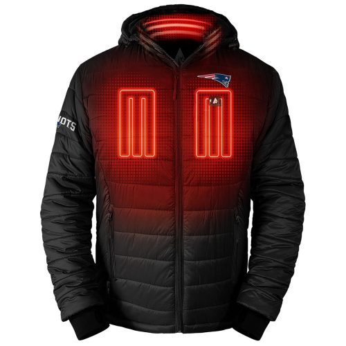 ActionHeat New England Patriots 5V Men's Puffer Battery Heated Jacket - Front