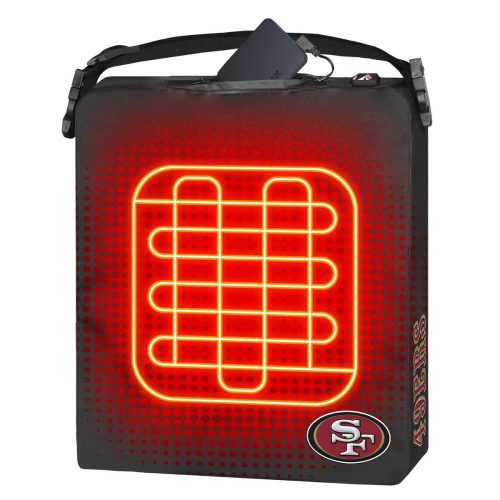 ActionHeat San Francisco 49ers 5V Battery Heated Seat Cushion - Front