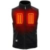 Open Box ActionHeat 5V Men's Performance Fleece Battery Heated Vest - Front