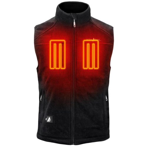 Open Box ActionHeat 5V Men's Performance Fleece Battery Heated Vest - Front