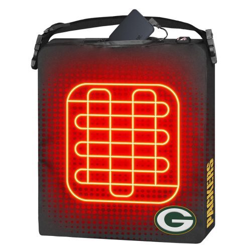 ActionHeat Green Bay Packers 5V Battery Heated Seat Cushion - Front