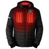 ActionHeat Las Vegas Raiders 5V Men's Puffer Battery Heated Jacket - Front