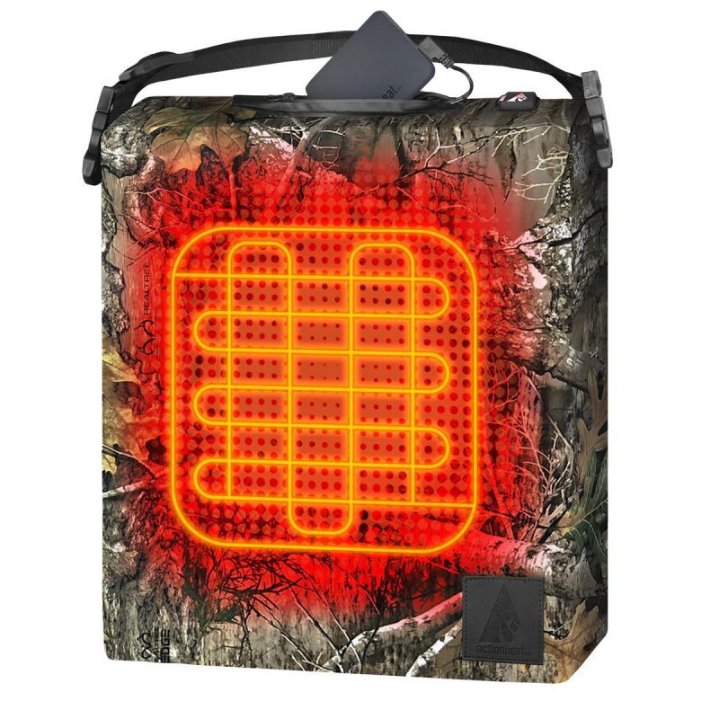 ActionHeat 5V Heated Hunting Seat Cushion - Camoflauge - Front