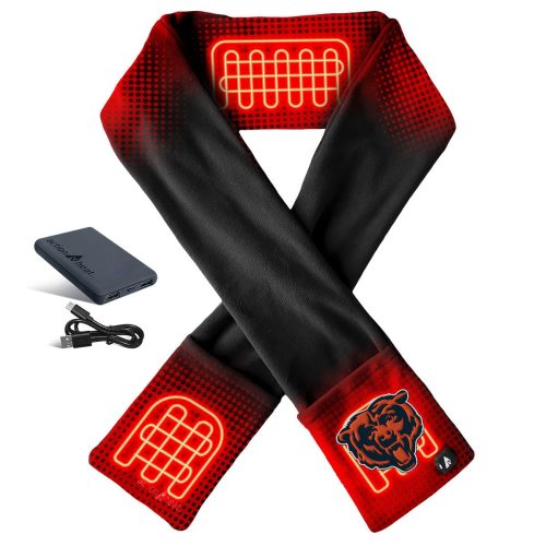 ActionHeat Chicago Bears 5V Battery Heated Scarf - Front