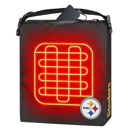 ActionHeat Pittsburgh Steelers 5V Battery Heated Seat Cushion - Front