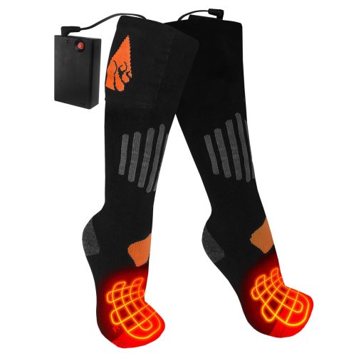 ActionHeat AA Wool Battery Heated Socks - Front