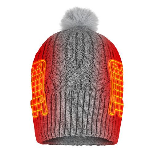 ActionHeat 5V Battery Heated Cable Knit Hat - Front