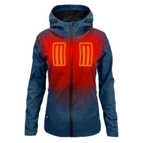 Open Box ActionHeat 5V Women's Battery Heated Rain Jacket - Front