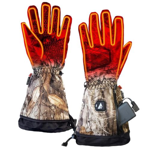 Open Box ActionHeat 5V Men's Battery Heated Hunting Featherweight Gloves - Front