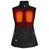 Open Box ActionHeat 5V Women's Performance Fleece Battery Heated Vest - Front