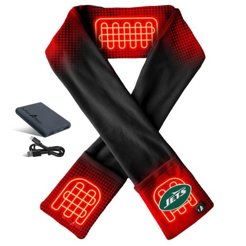 ActionHeat New York Jets 5V Battery Heated Scarf - Front