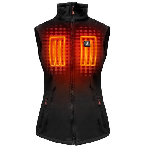 ActionHeat 5V Women's Softshell Battery Heated Vest - Front