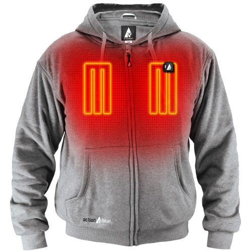 ActionHeat 5V Heavyweight Battery Heated Hoodie - Front