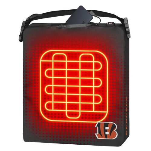 ActionHeat Cincinnati Bengals 5V Battery Heated Seat Cushion - Front