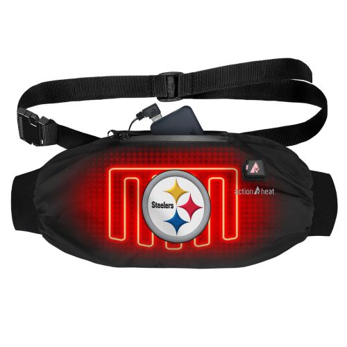 ActionHeat Pittsburgh Steelers 5V Battery Heated Hand Muff - Front