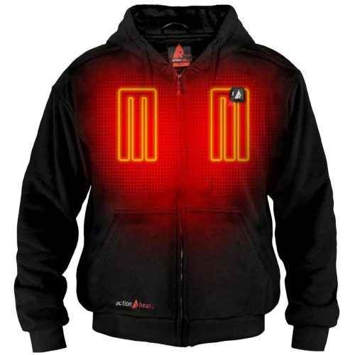 Open Box ActionHeat 5V Battery Heated Hoodie Sweatshirt - Front