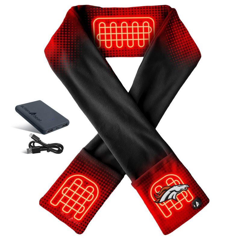 ActionHeat Denver Broncos 5V Battery Heated Scarf - Front