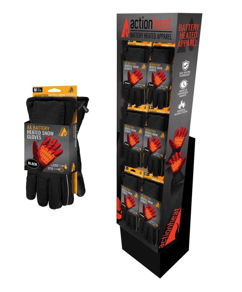 ActionHeat AA Gloves 12-piece display - Front