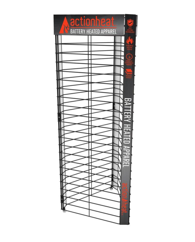 ActionHeat 3-Way Metal Grid Display - Front