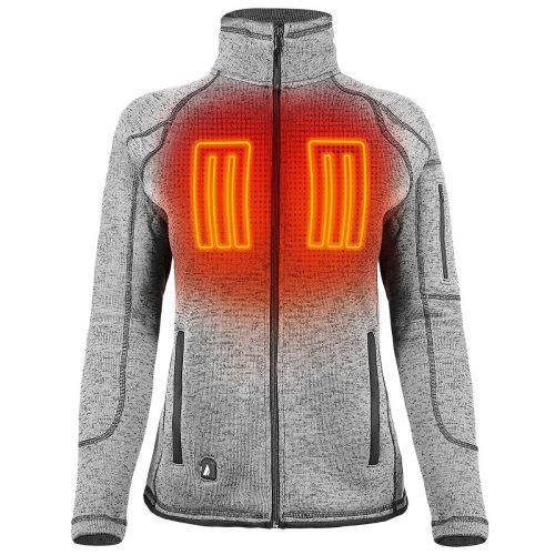 ActionHeat 5V Women's Battery Heated Sweater Jacket - Front