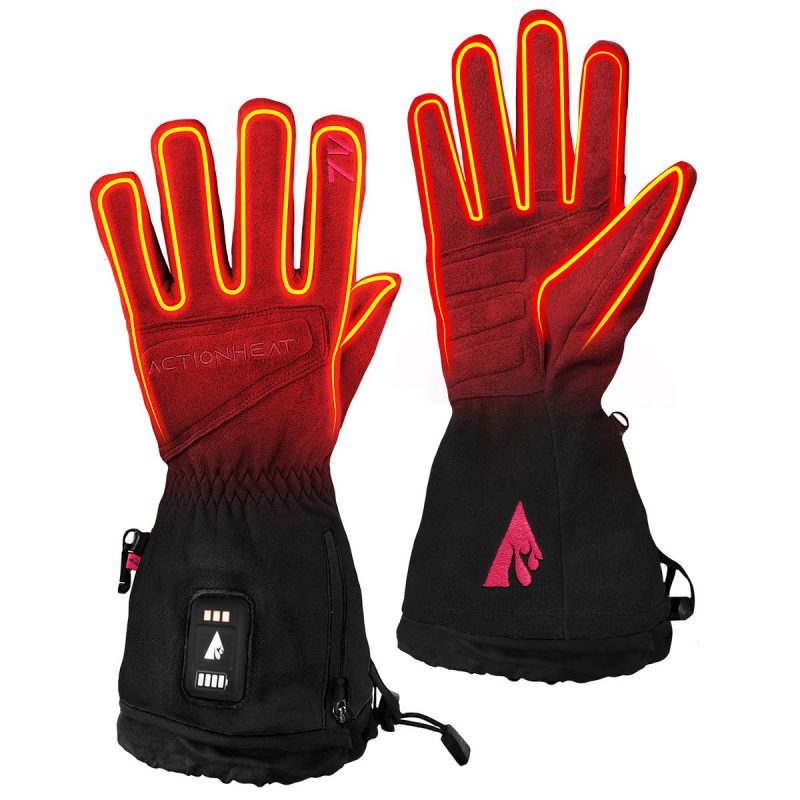 ActionHeat 7V Rugged Leather Heated Work Gloves - Front